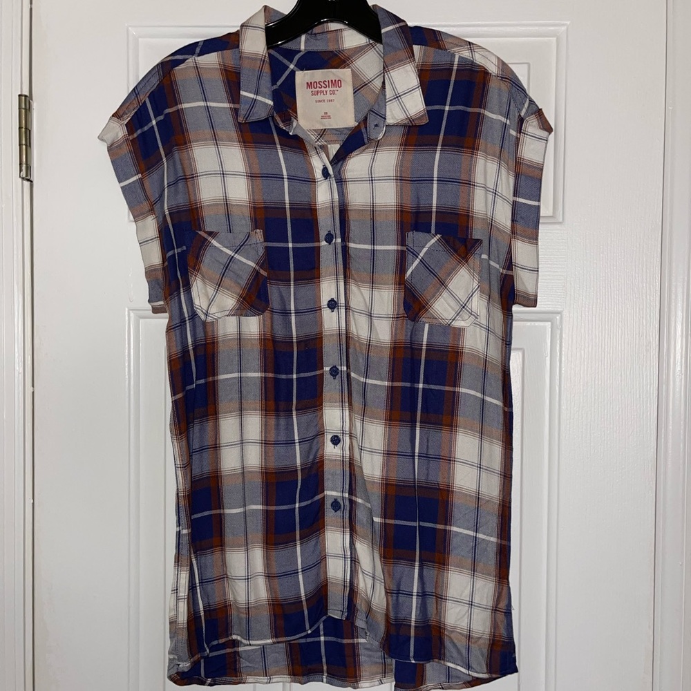 Mossimo Supply Co. Plaid Button-Up Shirt